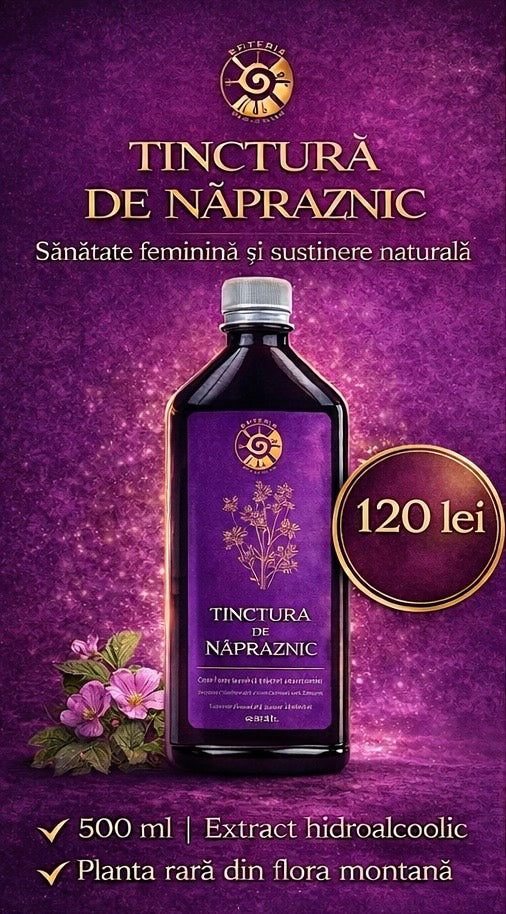 Tinctură de Năpraznic – Sănătate Feminină și Susținere Naturală | 500ml