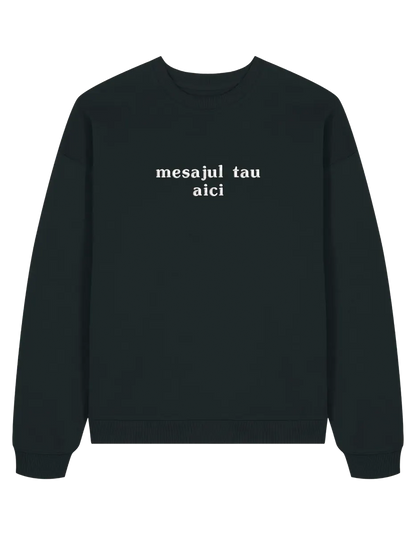 Sweatshirt personalizat font basic