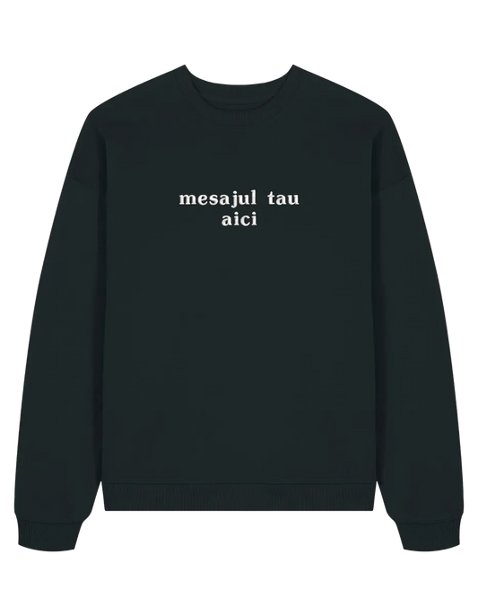Sweatshirt personalizat font basic
