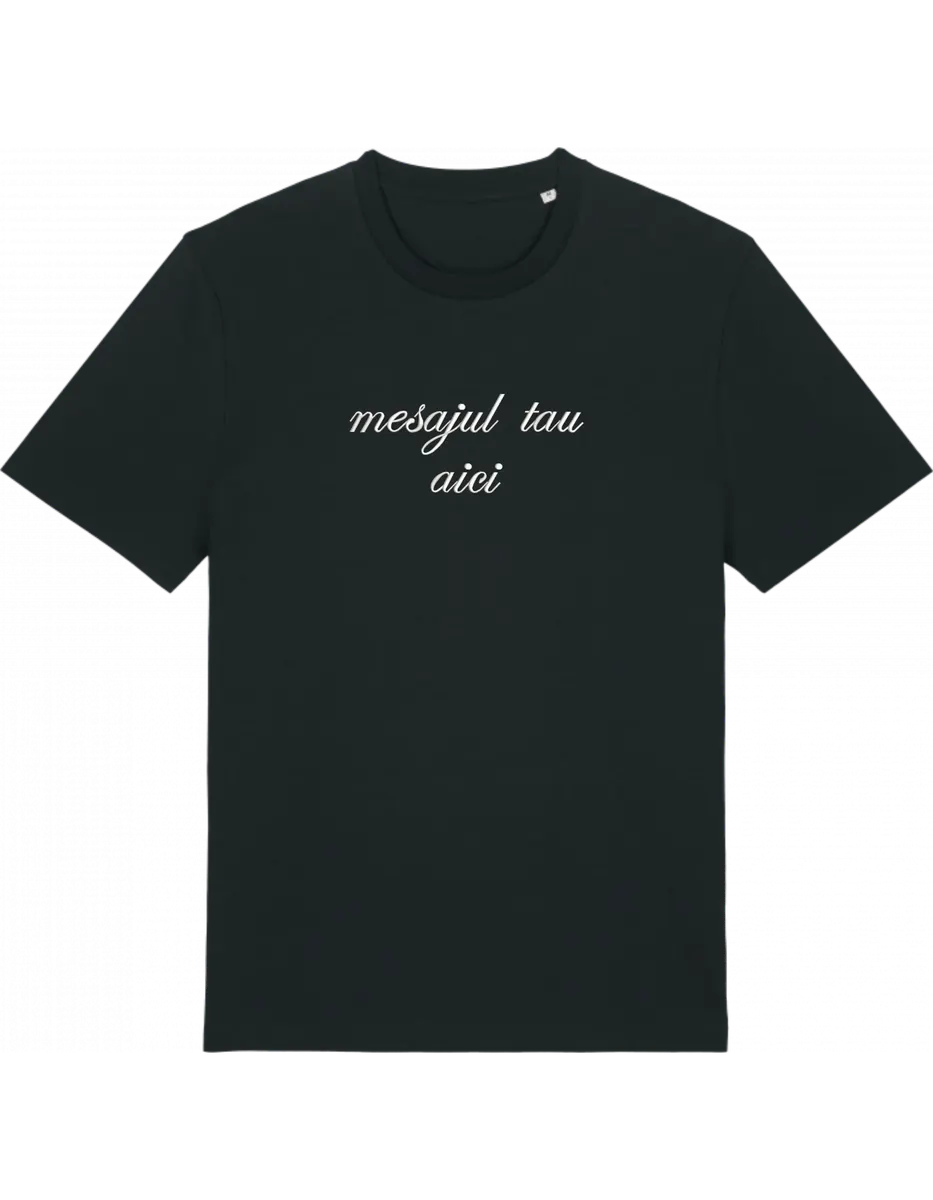Tricou personalizat font cursiv