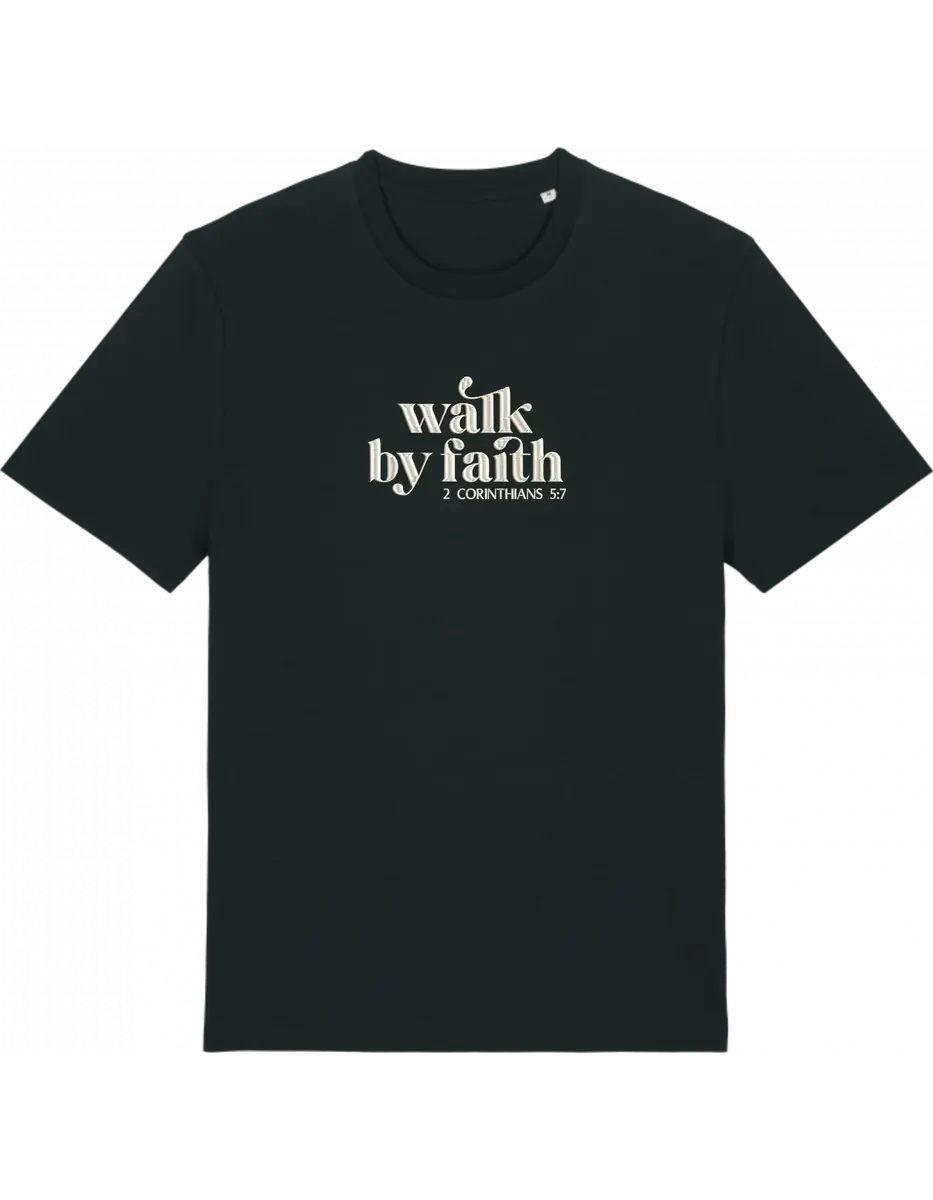 Walk by faith tricou