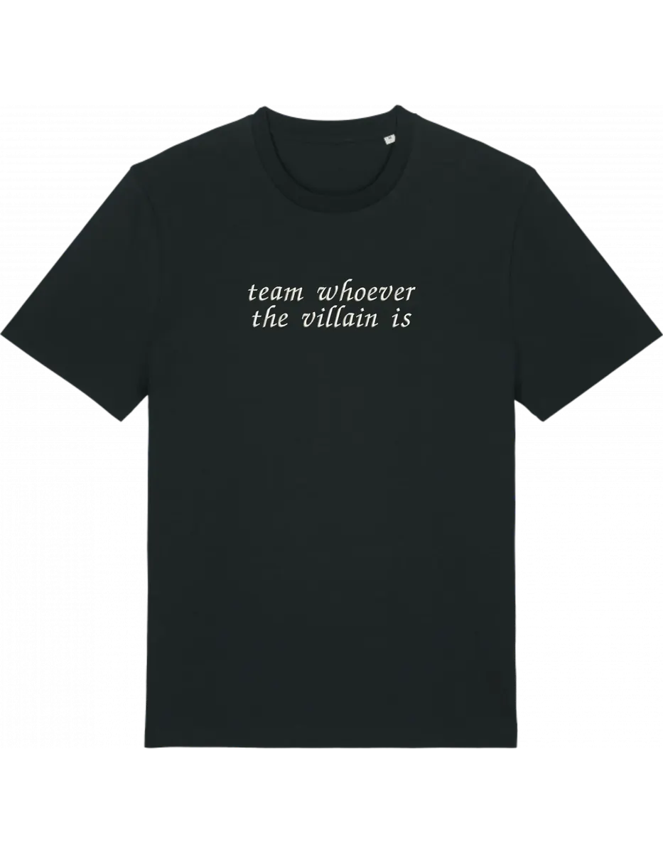Team villain tricou bookish