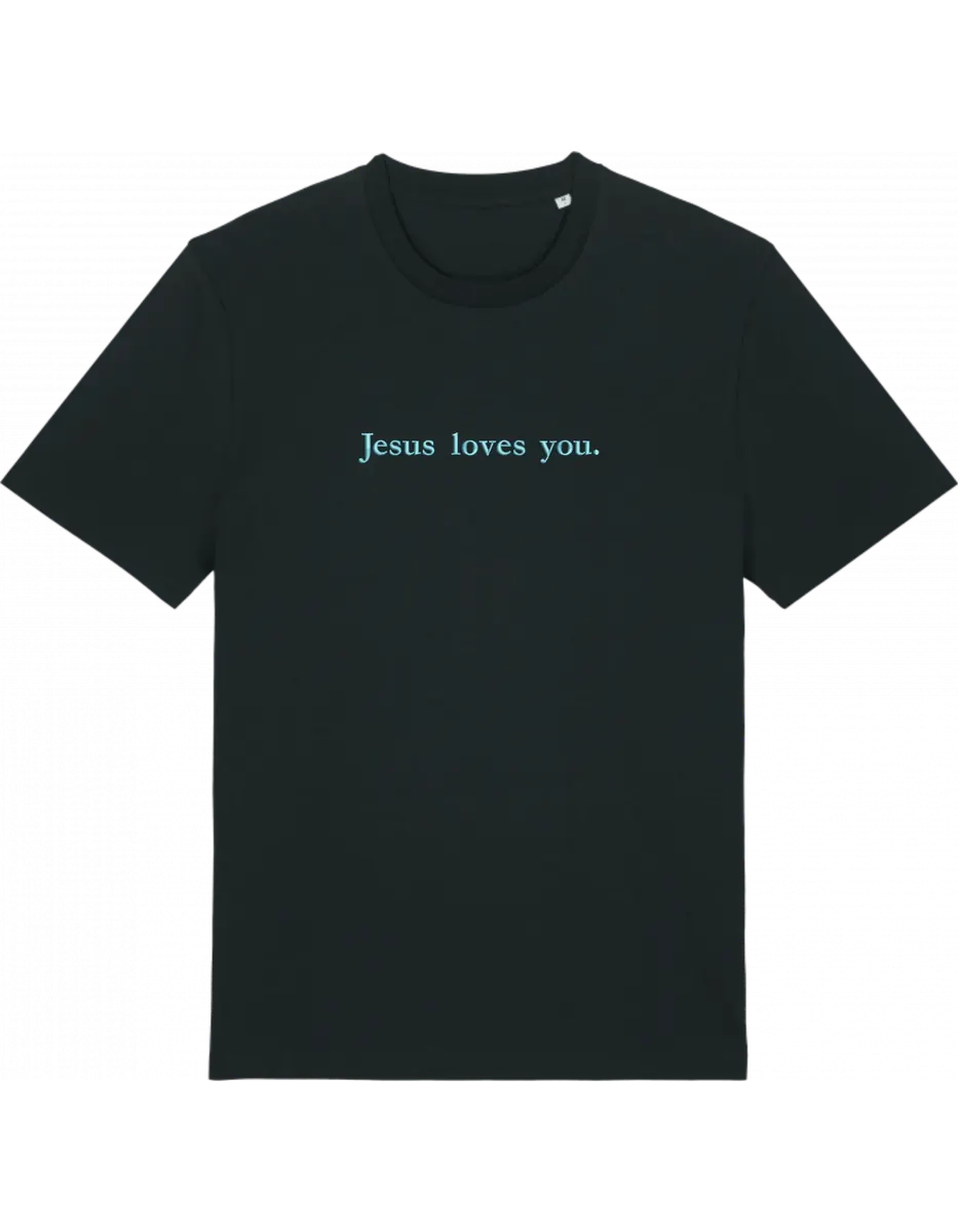 Jesus loves you tricou