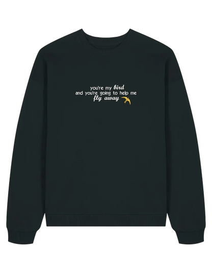 Fly away oversized sweatshirt Shatter me