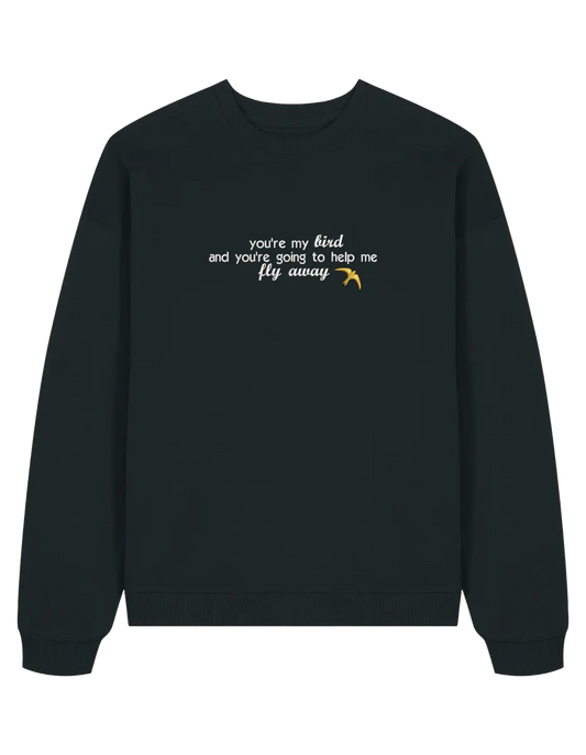 Fly away oversized sweatshirt Shatter me
