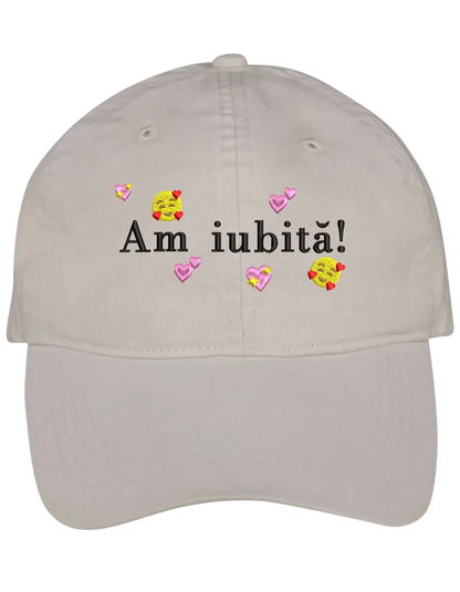 Sapca Am iubita! brodata