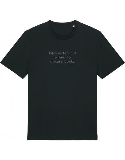 Introverted tricou bookish