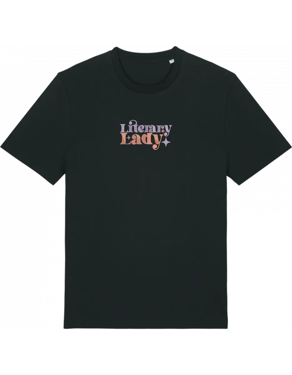 Lady tricou bookish