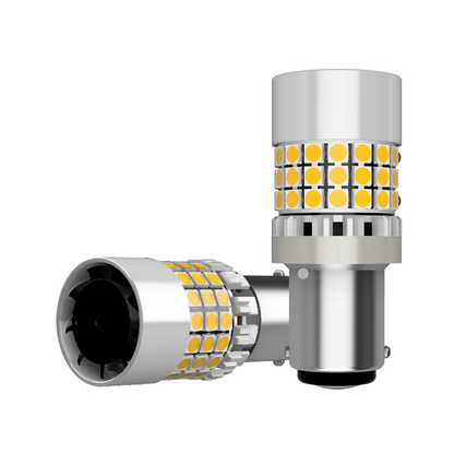 Set 2 x bec LED P21/5W BAY15D LUSMAR™ 7000 lm  - fara eroare - off-road