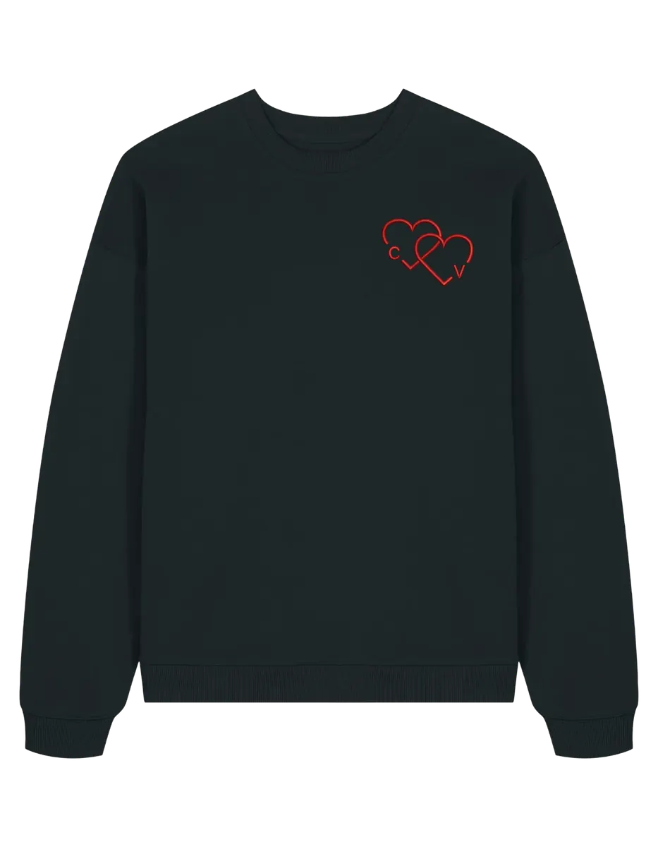 Hearts initiale sweatshirt