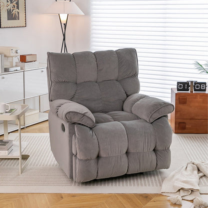 Fotoliu Recliner Modern, Inclinare in diferite Unghiuri, Gri