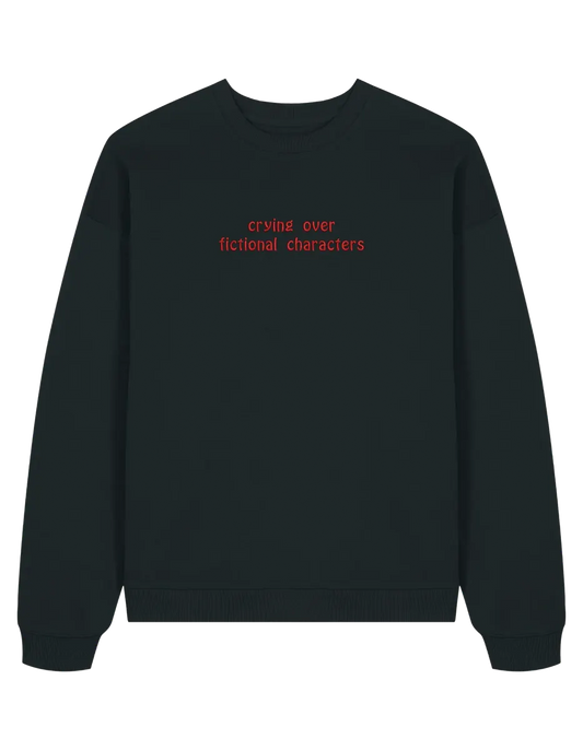 Fictional characters sweatshirt bookish