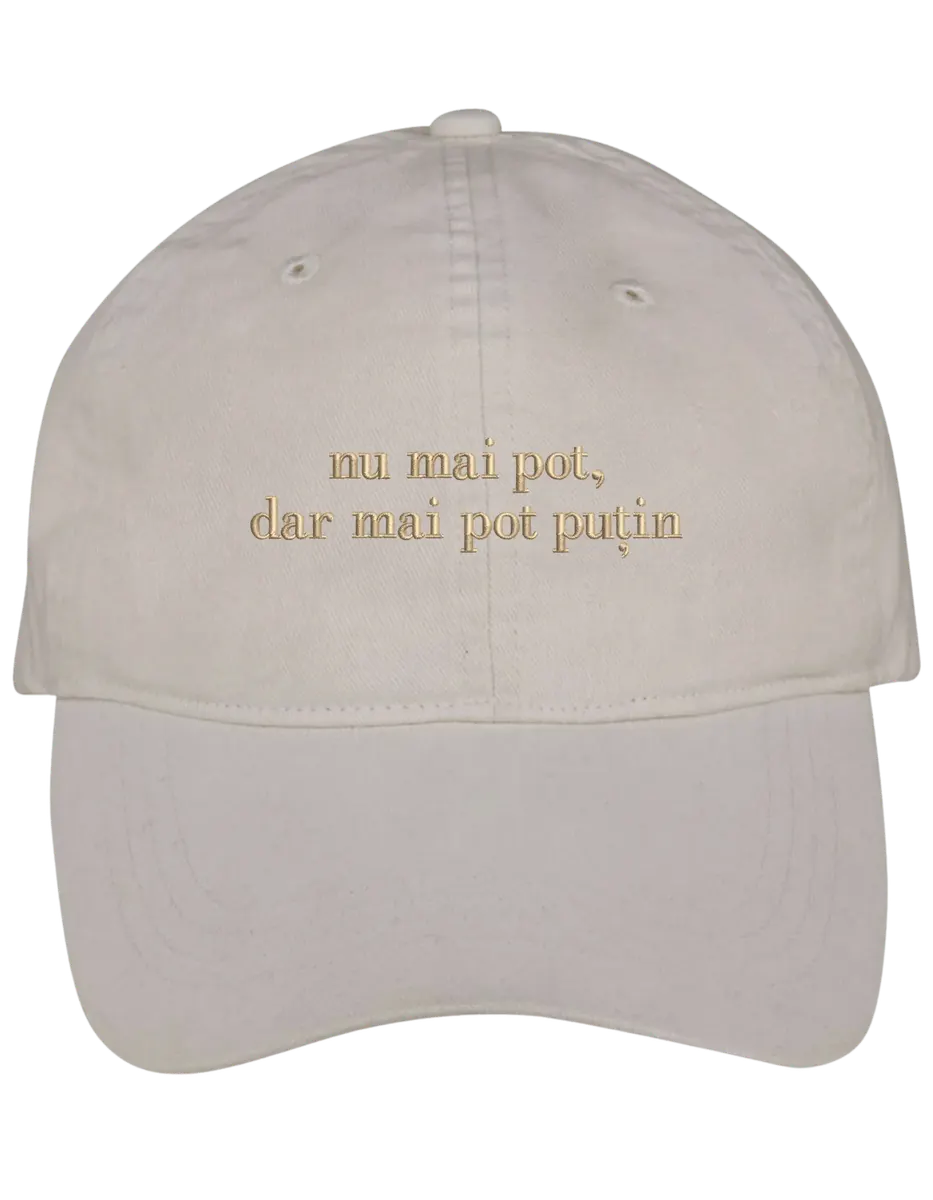Sapca Mai pot putin brodata