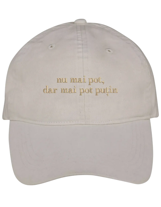 Sapca Mai pot putin brodata