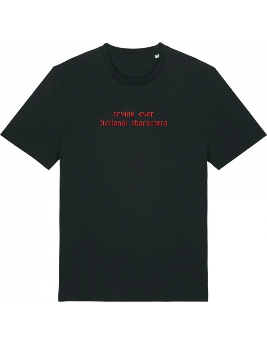 Fictional characters tricou bookish