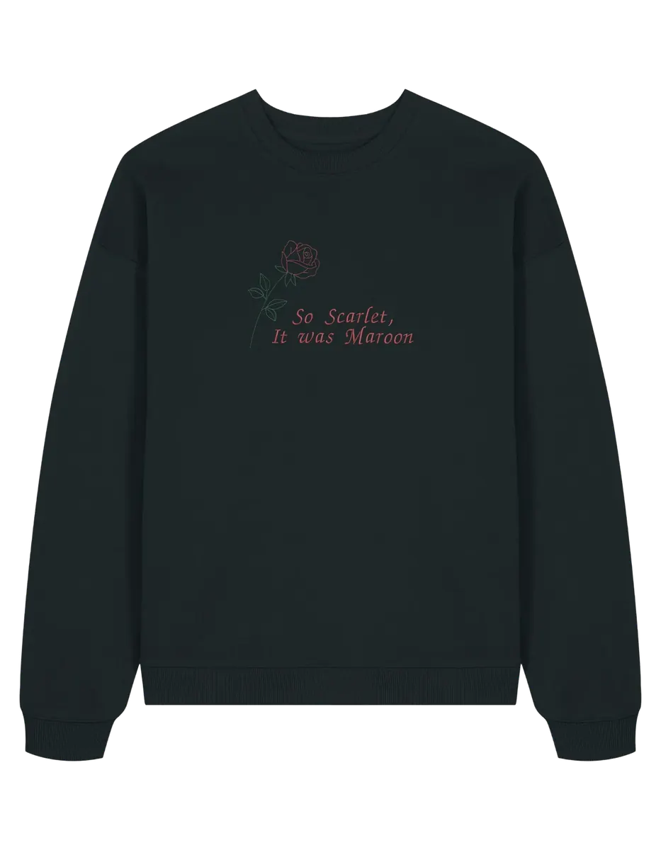 Maroon sweatshirt Taylor Swift