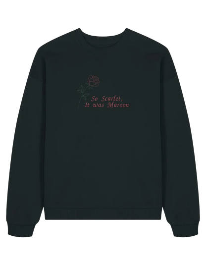 Maroon sweatshirt Taylor Swift