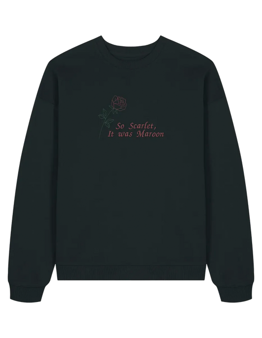Maroon sweatshirt Taylor Swift