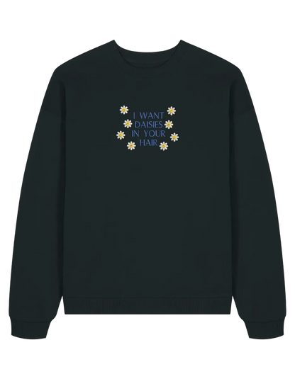 Daisies sweatshirt bookish