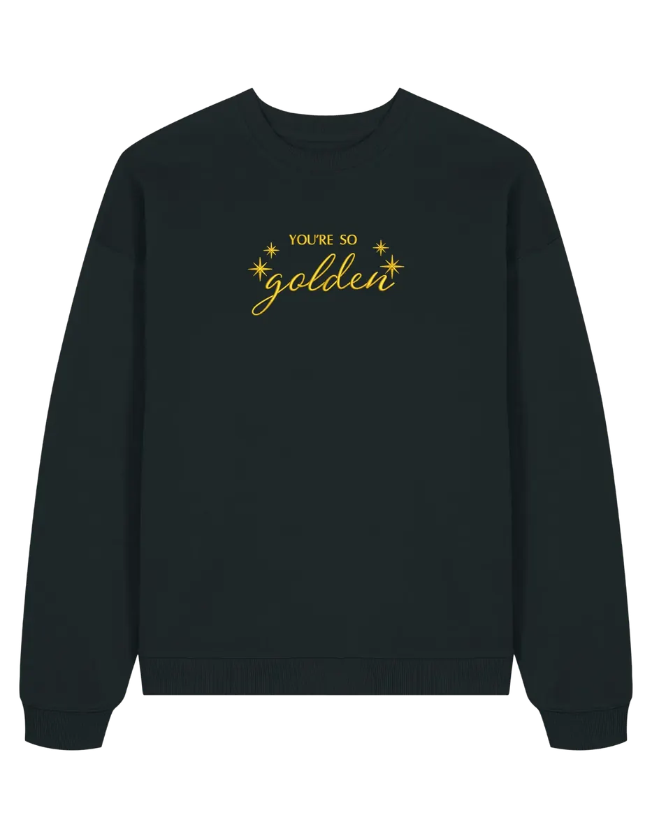 Golden sweatshirt Harry Styles