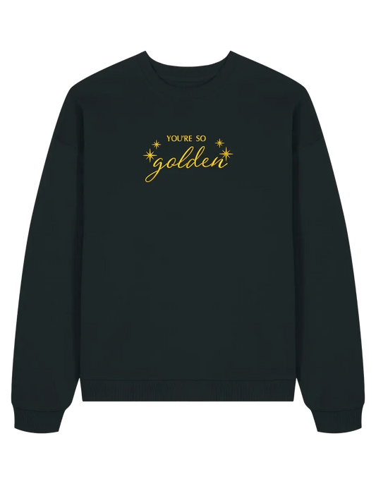 Golden sweatshirt Harry Styles