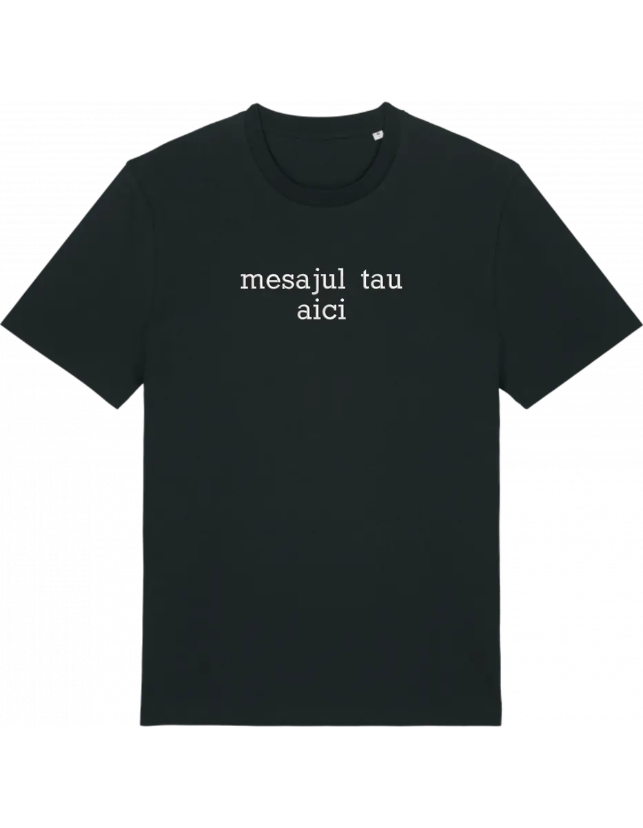Tricou personalizat font sherif