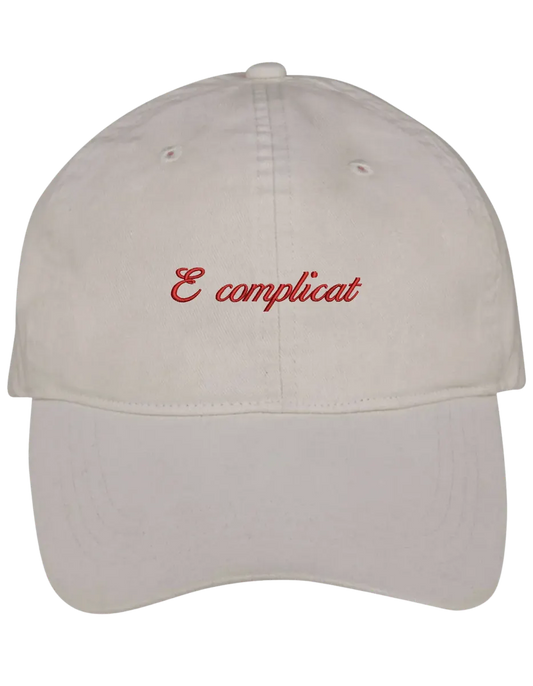 E complicat sapca brodata
