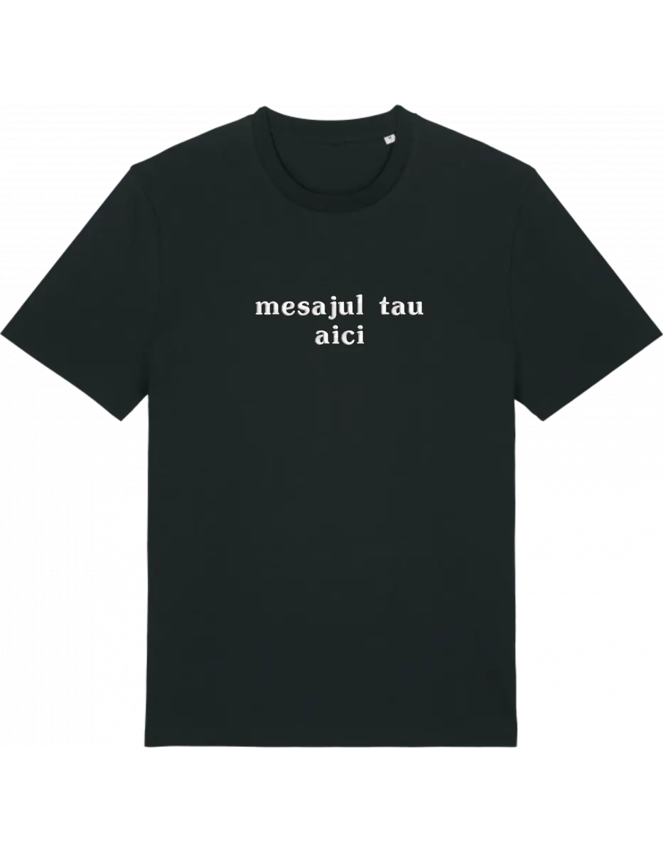 Tricou personalizat font basic