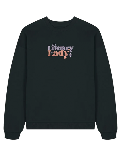 Lady sweatshirt bookish
