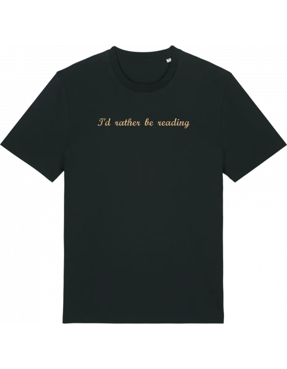 Rather read tricou bookish