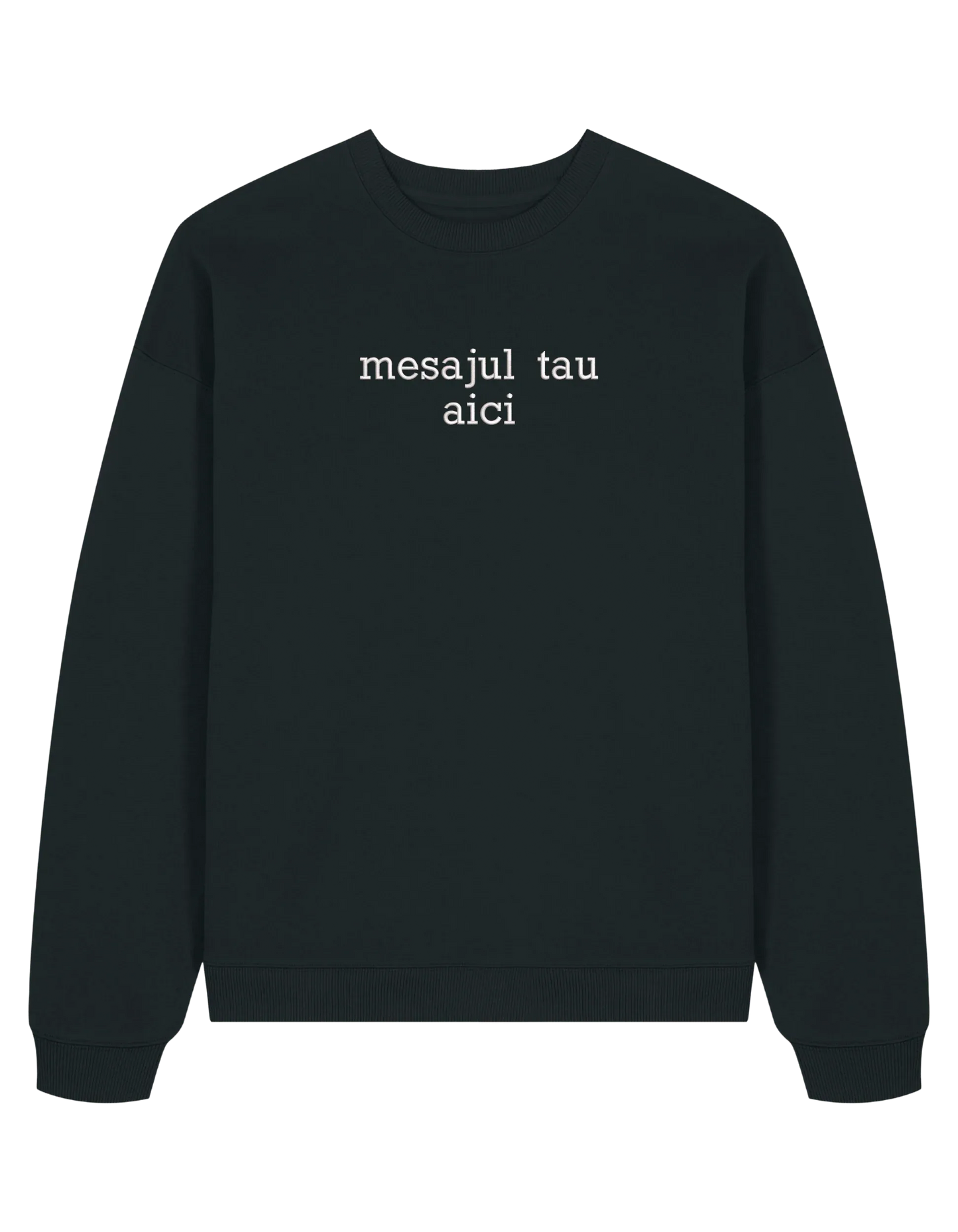 Sweatshirt personalizat font sherif