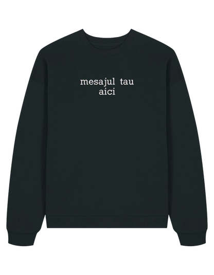 Sweatshirt personalizat font sherif