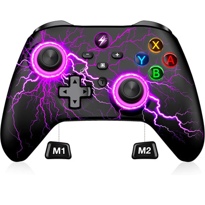 Controller Wireless Timebox, RGB, LED 9 Culori, Turbo Ajustabil, Vibratii, Negru