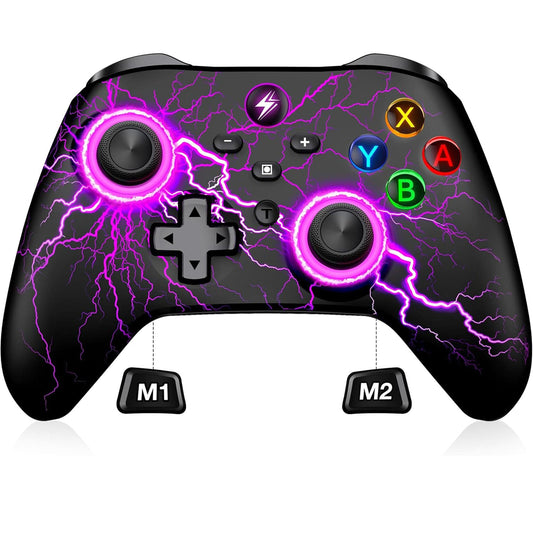 Controller Wireless Timebox, RGB, LED 9 Culori, Turbo Ajustabil, Vibratii, Negru