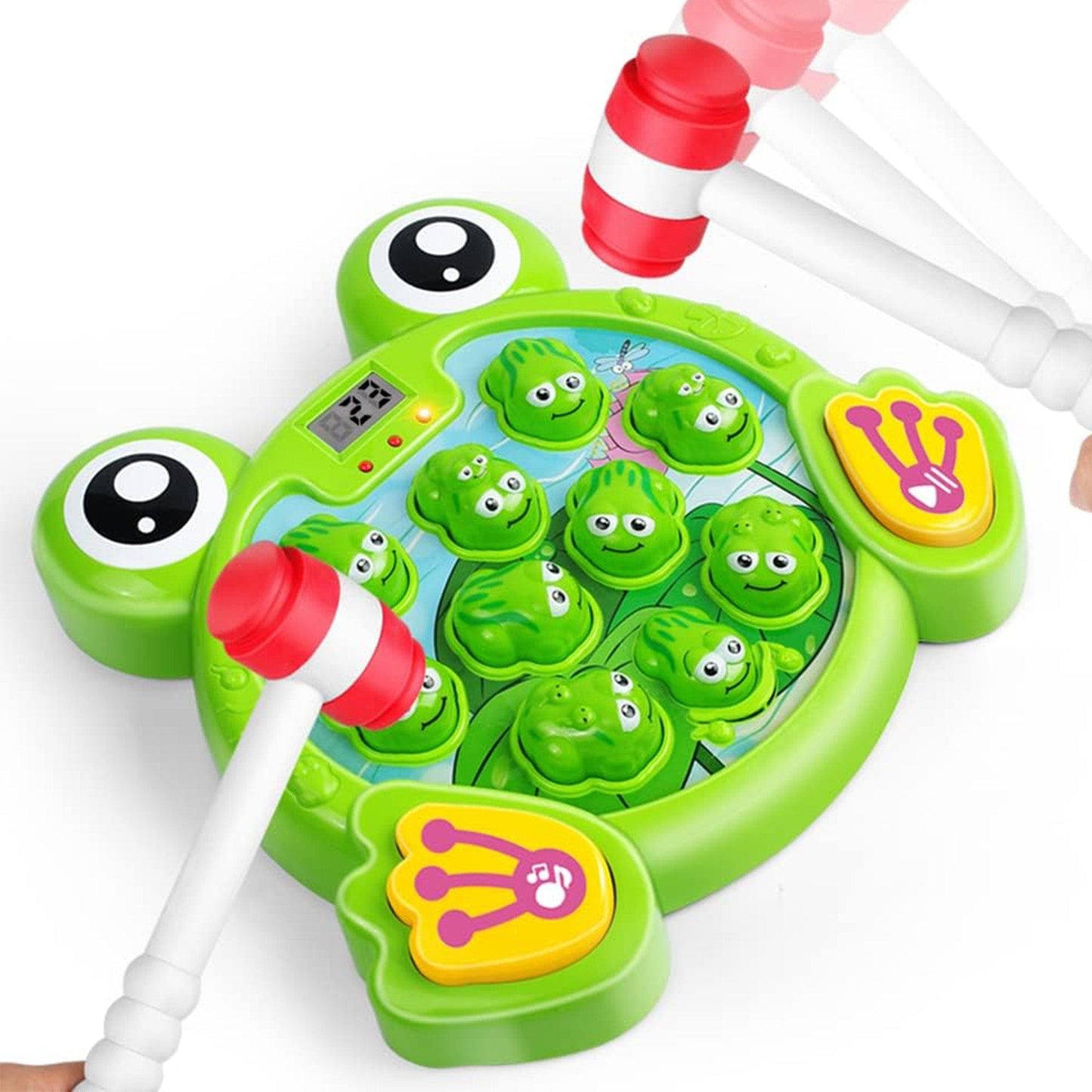 Joc Interactiv Timebox, "Loveste Broscuta" cu 2 Ciocanele, Verde