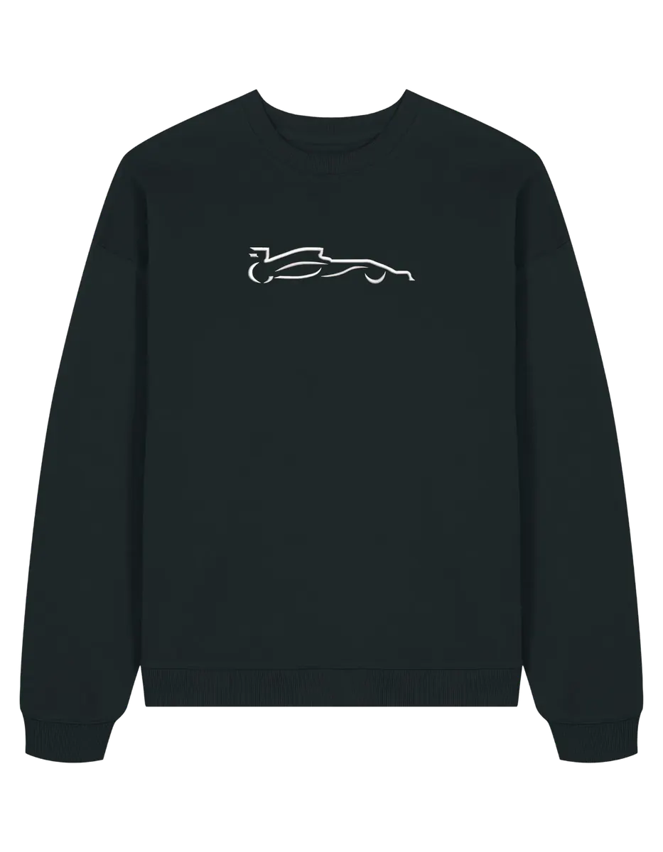 Race car outline sweatshirt F1