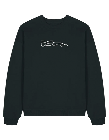 Race car outline sweatshirt F1