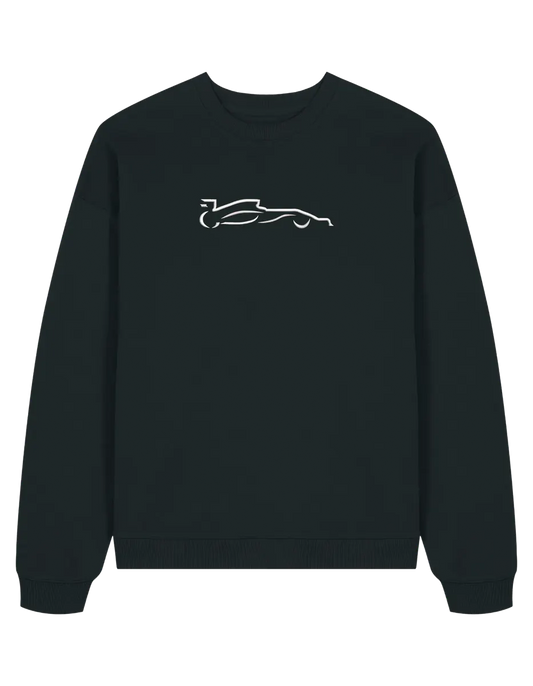 Race car outline sweatshirt F1