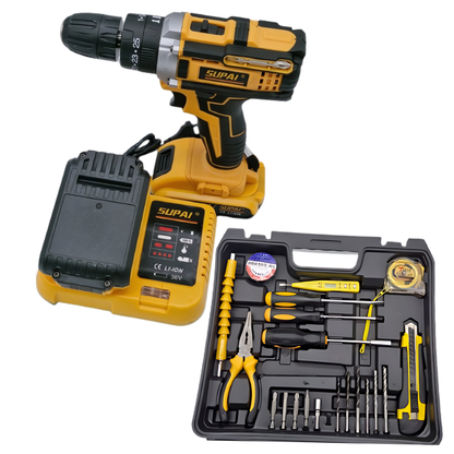Bormașină Fără Fir cu 2x48Vf Baterii Reîncărcabile Litiu