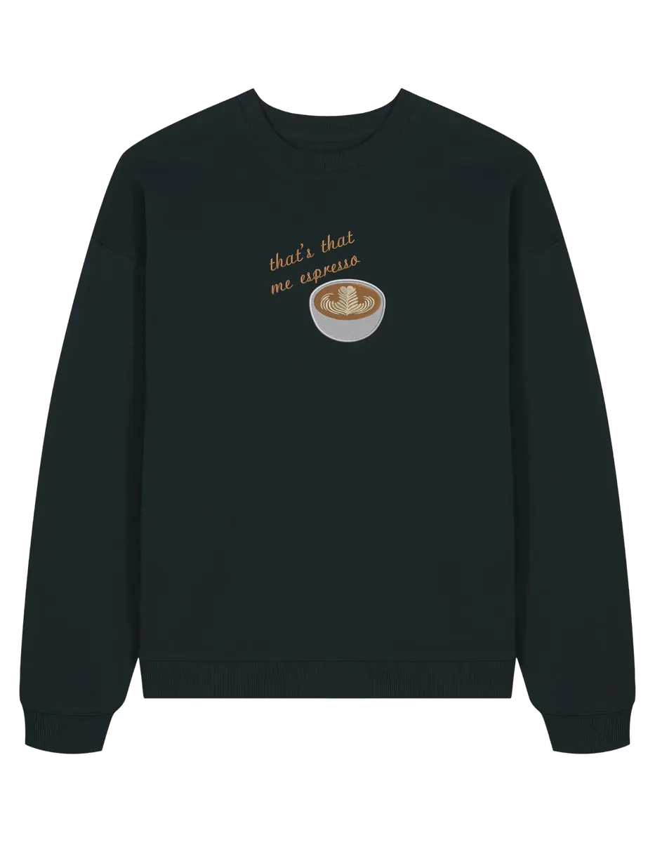Espresso cup sweatshirt Sabrina Carpenter