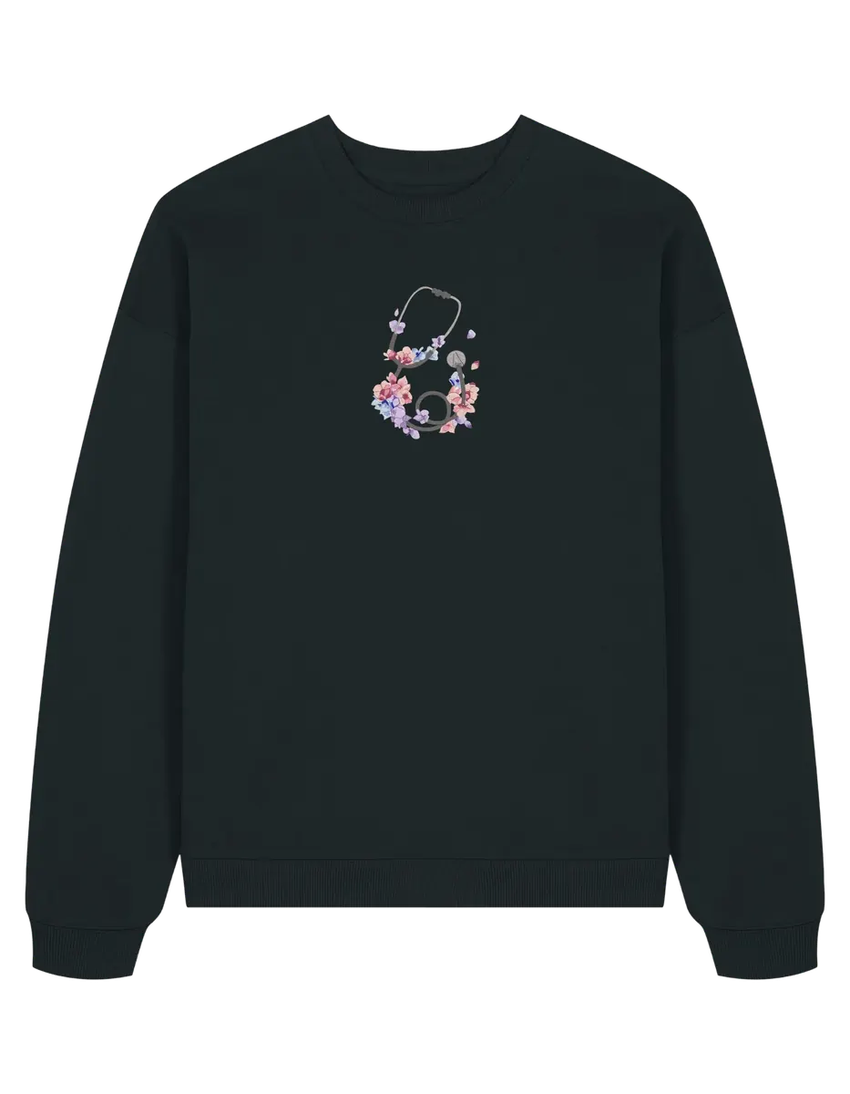 Stetoscop floral sweatshirt Medical