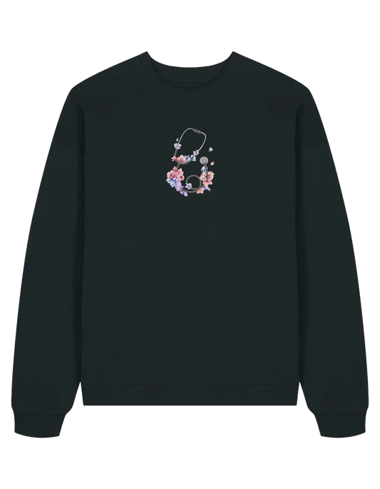 Stetoscop floral sweatshirt Medical