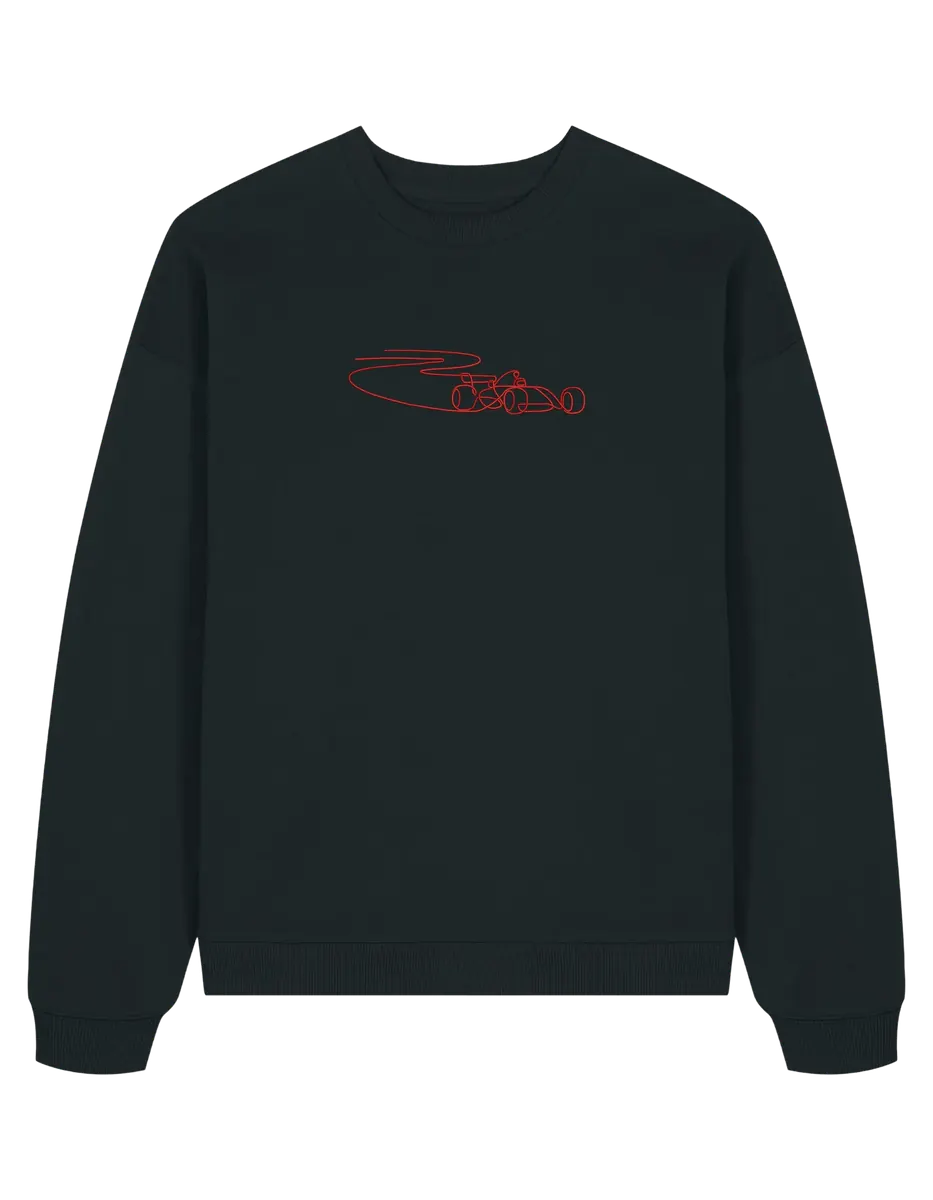 Car outline sweatshirt F1
