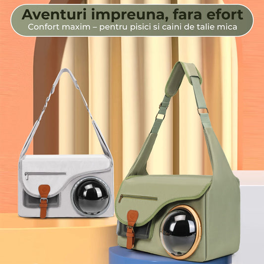 Geanta Timebox, Pliabila si ventilata, avion sau masina, Verde