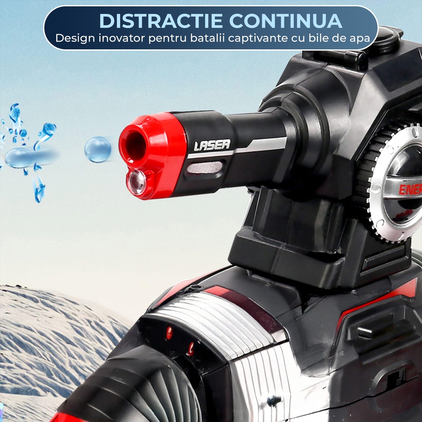 Masina RC Timebox, Telecomanda 2, Drift Off-Road, Cotrol prin Gesturi, Rosu