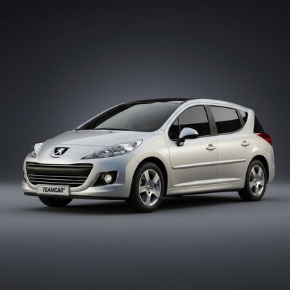 Covorase Tip Tavita Compatibile Peugeot 207 SW (2009-2012)-Silver