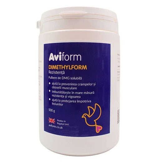 Aviform Dimethylform DMG – supliment pentru stres și rezistență porumbei 500 gr
