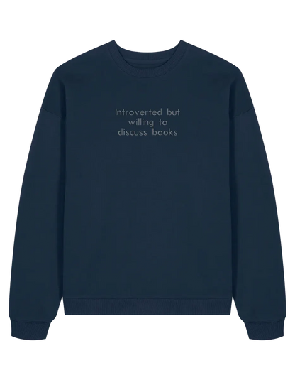 Introverted sweatshirt bookish