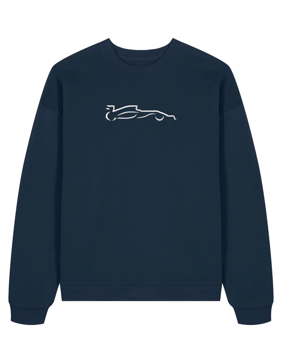 Race car outline sweatshirt F1