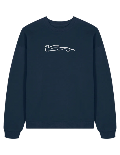 Race car outline sweatshirt F1